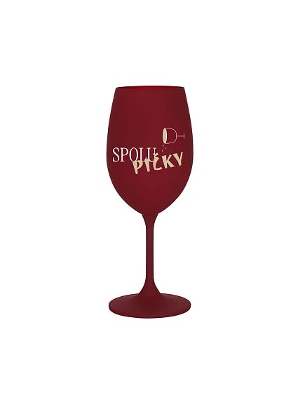 SPOLUPIČKY - bordó sklenice na víno 350 ml SPOLUPIČKY - bordó sklenice na víno 350 ml