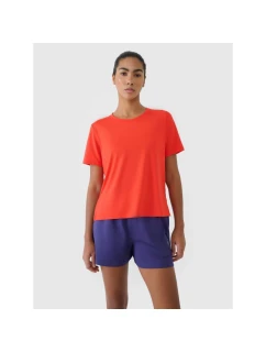 Dámské oversize rychleschnoucí tréninkové tričko 4F 4FRSS25TFTSF1236-62S