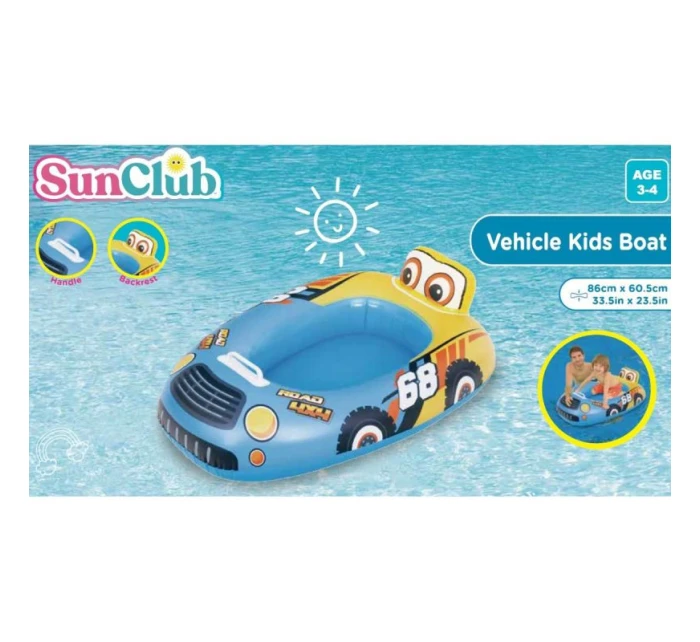 NAFUKOVACÍ ČLUN AUTO NA PLAVÁNÍ 86X60,5CM 35463