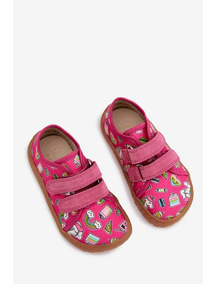 Dětské domácí papuče Barefoot Canvas model 22007283 - Froddo
