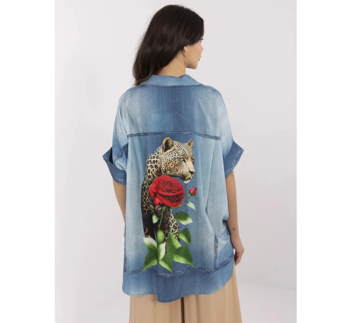 Košile DHJ KS  modrá model 21021870 - FPrice