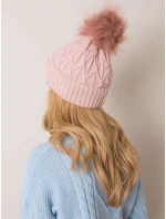 Dámská čepice model 20509099 světle růžová - FPrice Dámská čepice model 20509099 světle růžová - FPrice