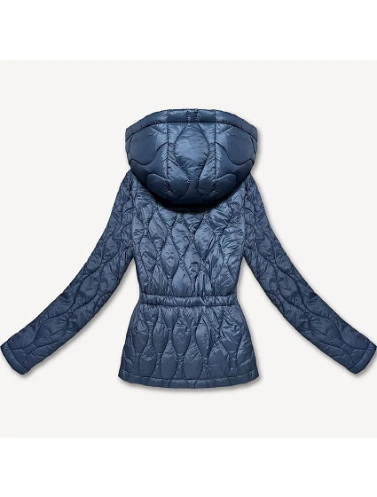 Světle modrá lehká dámská bunda s kapucí model 21301372 - MINORITY