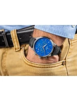 Pánské hodinky Chronograph Sapphire Black and Blue model 21807551 - Giewont