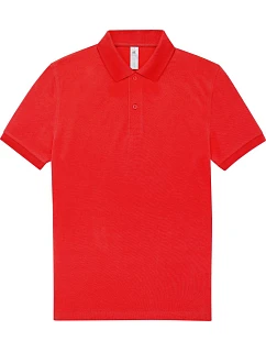 B&C My Polo 210 Piqué polo z těžké bavlny 01.U426 red