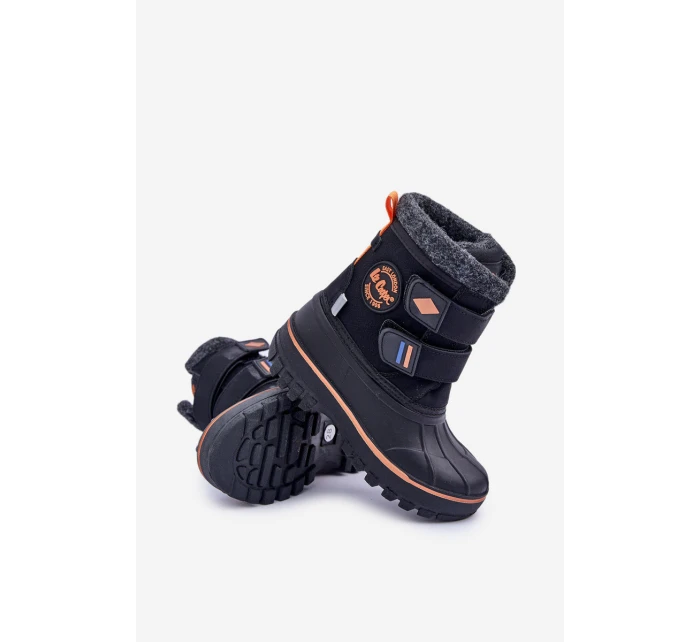Dětské Sněhové Boty Na Suchý Zip Lee Cooper LCJ-24-44-2865K Černé