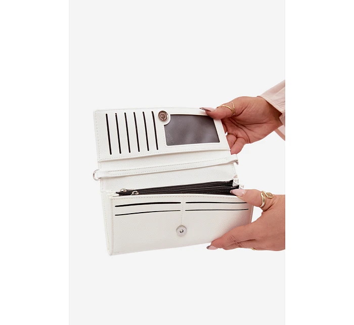 Peněženka Kabelka 2v1 S Páskem Ecru Suzette