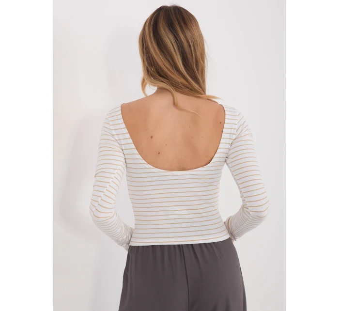 Halenka WT BZ A1274.57 bílá béžová Halenka WT BZ A1274.57 bílá béžová