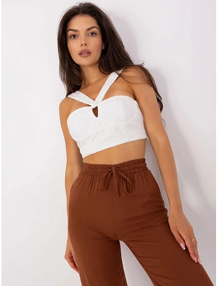 Dámské kalhoty LK SP model 20982645 Hnědá - FPrice