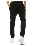 Pánské černé tepláky FashionStreet UX4474