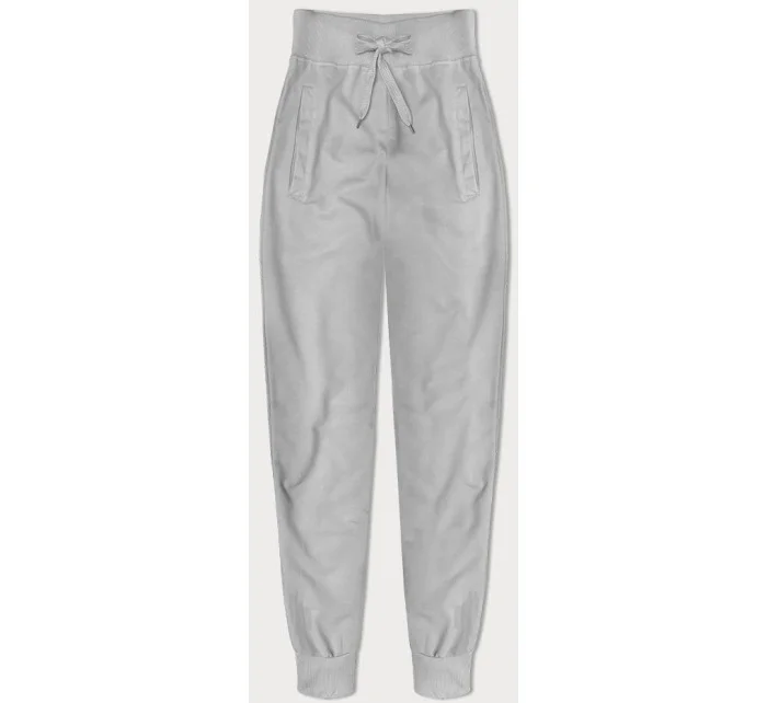 Světle šedé tenké teplákové kalhoty (CK03-2)