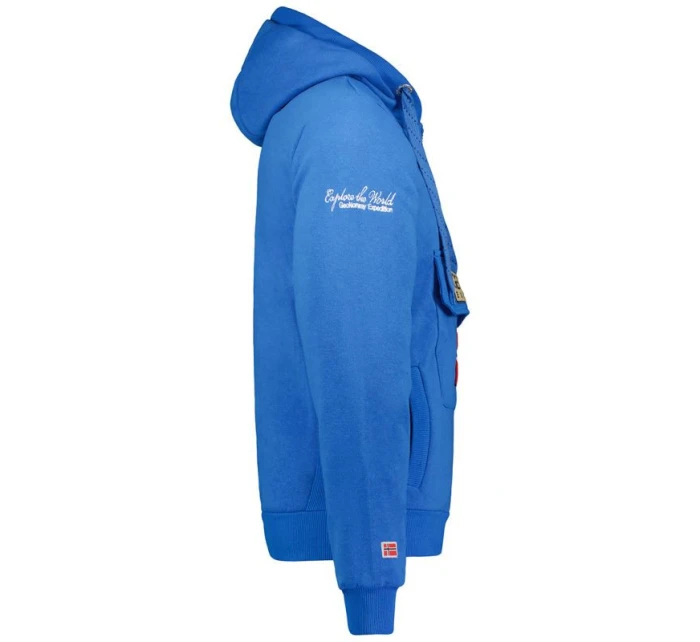 Geografické Norsko Gymclass EO DB 100 M WU6582H/GNO-Royal Blue mikina