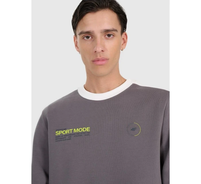 Pánská mikina s kapucí 4F 4FRAW25TSWSM2457-23S bez svetru Pánská mikina s kapucí 4F 4FRAW25TSWSM2457-23S bez svetru