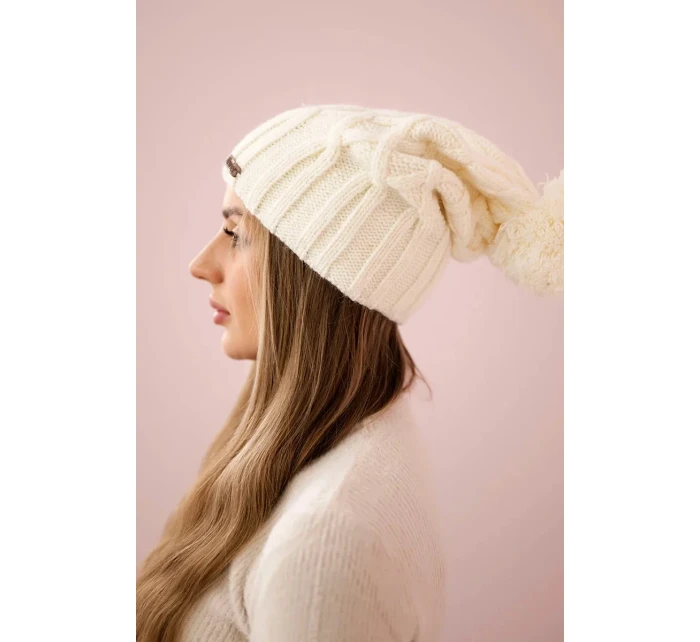 Milano fleecová čepice K203 ecru