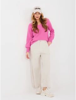 Spodnie IT SP model 21941022 jasny beżowy - FPrice