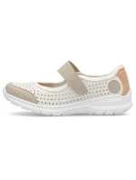 Pohodlná polobotka W béžová model 22033608 - Rieker