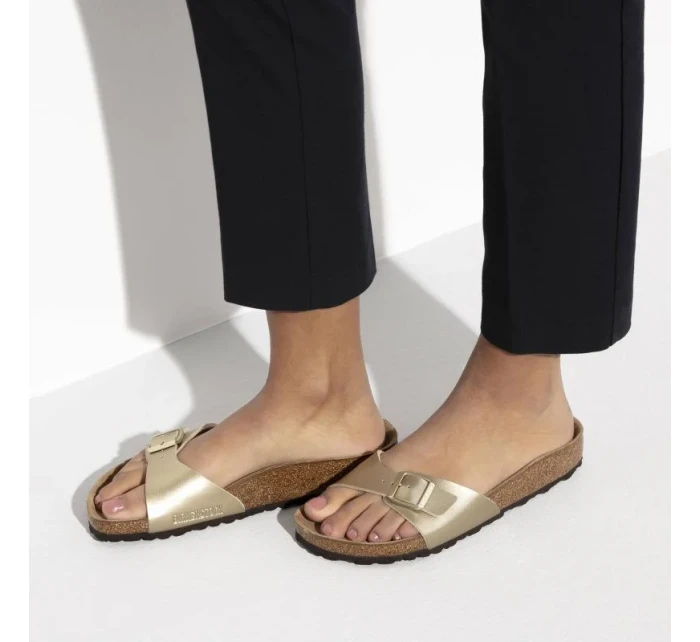 Dámské žabky Madrid Gold regular wide dámské model 21960195 - Birkenstock