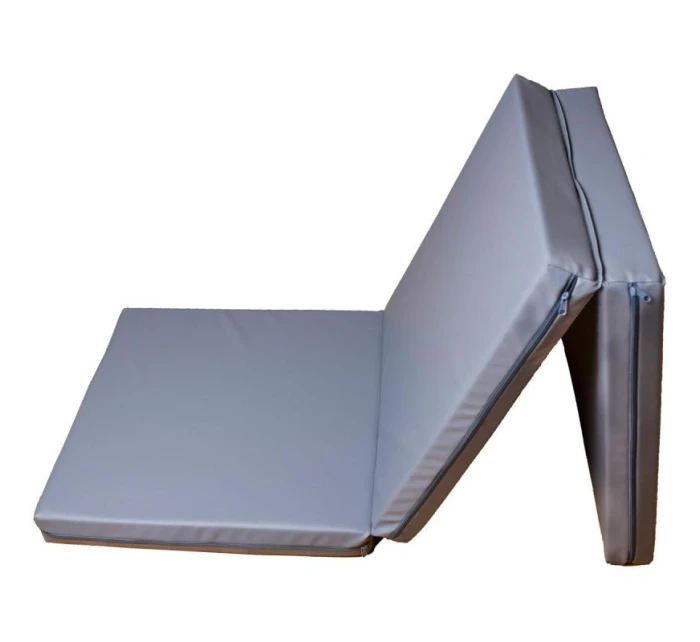 SKLÁDACÍ GYMNASTICKÁ MATRACE ŠEDÁ 180CM BENCHK