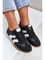 Klasické Dámské Tenisky Z Eko Kůže Černé model 21683302 - Boto