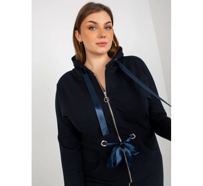 Dámská mikina EM BL HW 20 464.02P tmavě modrá - FPrice Dámská mikina EM BL HW 20 464.02P tmavě modrá - FPrice