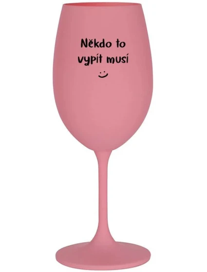 TO růžová sklenice na víno 350 ml model 21817732 - Giftela TO růžová sklenice na víno 350 ml model 21817732 - Giftela