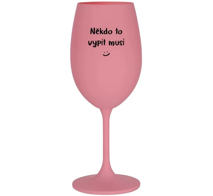 TO růžová sklenice na víno 350 ml model 21817732 - Giftela TO růžová sklenice na víno 350 ml model 21817732 - Giftela