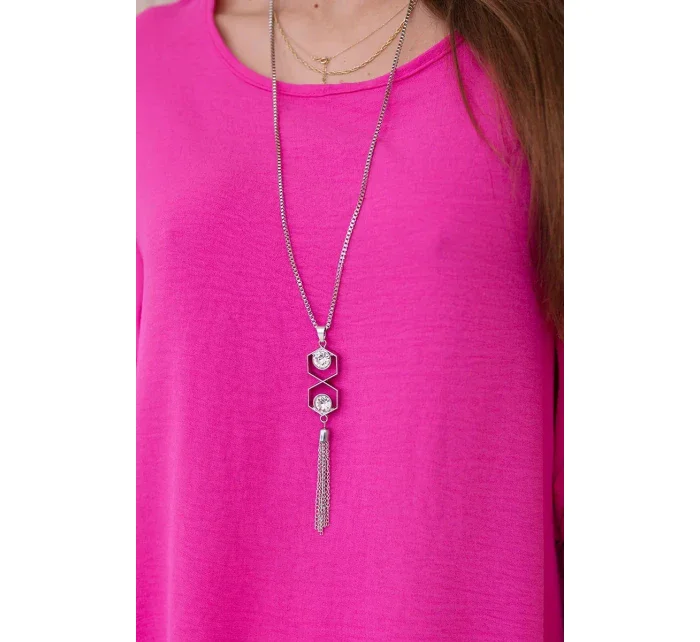 Sada halenky + kalhot s přívěskem fuchsie Sada halenky + kalhot s přívěskem fuchsie