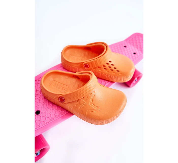 Dětské lehké pantofle Big Star Oranžová model 21593881 - Big Star Shoes Dětské lehké pantofle Big Star Oranžová model 21593881 - Big Star Shoes