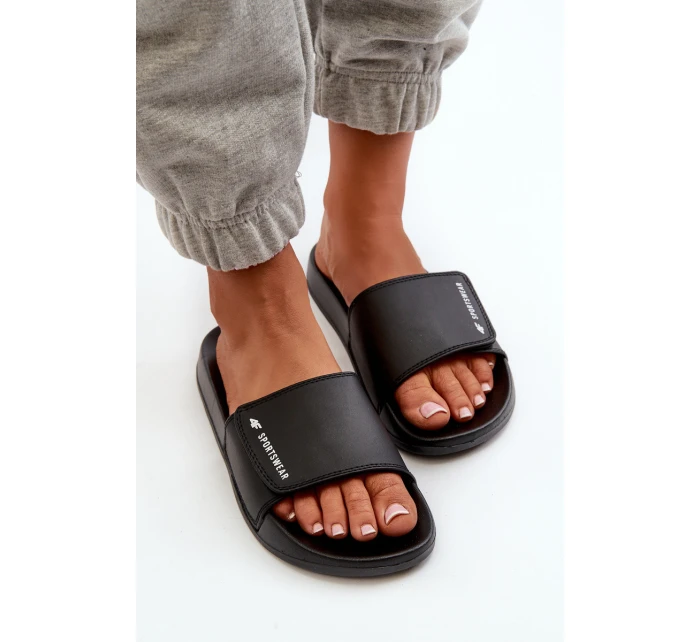 Dámské žabky model 21665920 Černé - 4F Dámské žabky model 21665920 Černé - 4F