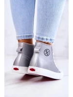 Dámské vysoké tenisky Cross Jeans JJ2R4057C šedá Dámské vysoké tenisky Cross Jeans JJ2R4057C šedá