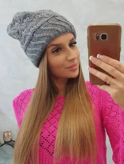 Dámská čepice Dagmara K332 tmavě šedá