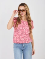 T shirt D12110M02646E koralowy