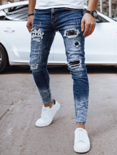 FashionStreet pánské modré džínové kalhoty UX4319