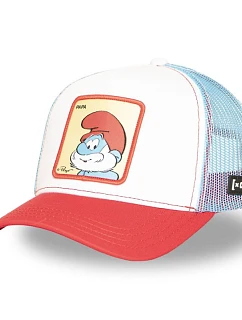 Capslab Šmoulové Papa Smurf Trucker cap - CL/SMU/1/CT/PAPAB