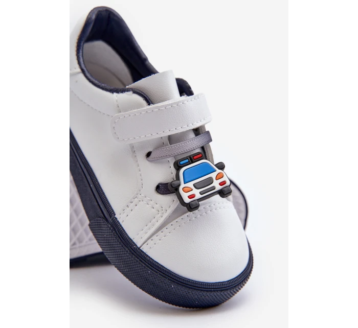 Dětské tenisky s přezkou bílo-modré Pennyn Dětské tenisky s přezkou bílo-modré Pennyn