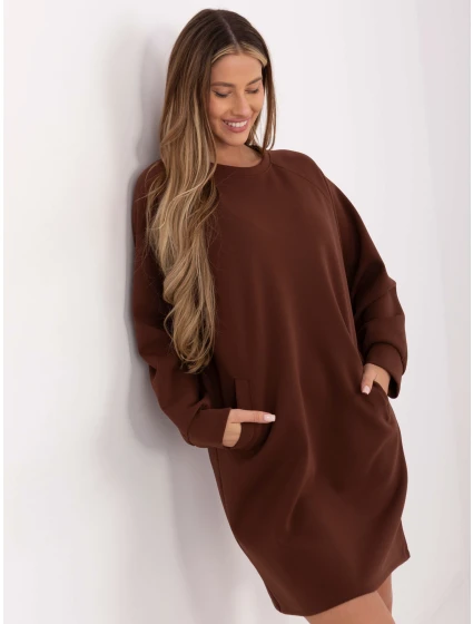 MJ SK šaty H4210.66 hnědé