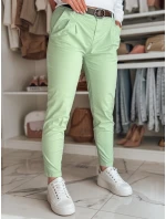 Dámské kalhoty chinos s páskem MODELA mint FashionStreet UY2631