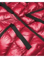 Červená krátká dámská zimní bunda (23066-(270)(1)) Červená krátká dámská zimní bunda (23066-(270)(1))