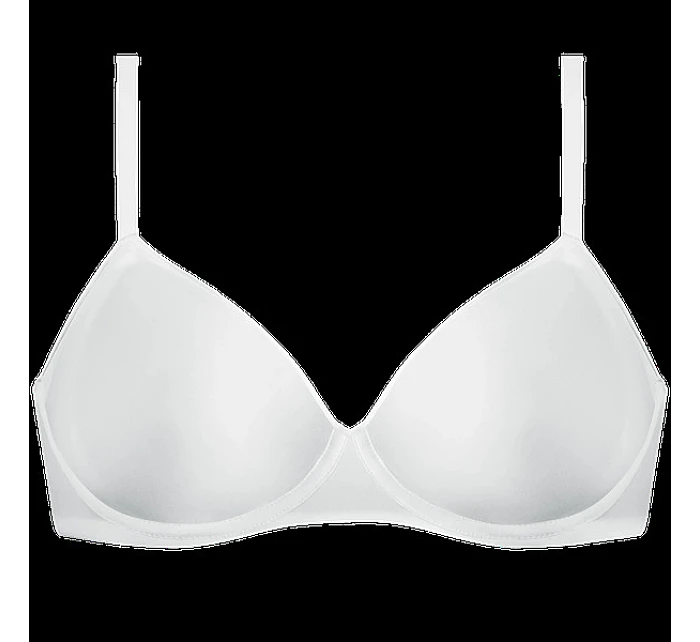 Dámská hladká podprsenka bez kostic DIM INVISIBLE WIRELESS PADDED BRA - DIM - bílá