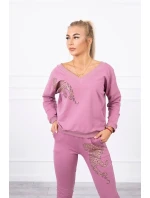 Zirkonová sada panther tmavě růžová Zirkonová sada panther tmavě růžová