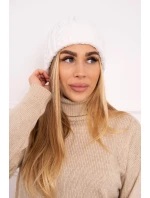 Kšiltovka s částí bílá model 18750717 - K-Fashion Kšiltovka s částí bílá model 18750717 - K-Fashion