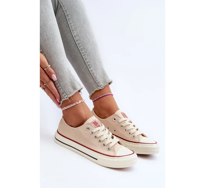 Nízké dámské tenisky Big Star NN274272 béžové Nízké dámské tenisky Big Star NN274272 béžové