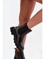 Dámské kotníkové boty – černé Rivelia, zateplené se zipem Dámské kotníkové boty – černé Rivelia, zateplené se zipem