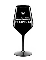 černá nerozbitná sklenice na víno 470 ml model 21865039 - Giftela