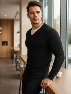 Pánský černý svetr Dstreet model 21965370 - FashionStreet