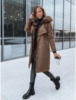 Dámská zimní bunda parka hnědá Dstreet model 21971495 - FashionStreet