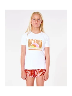 RIP CURL Surf Revival Tričko - Dívka - Bílé