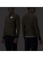 Rockbros YDWT014 zimní dvouvrstvá fleecová cyklistická bunda velikost XL - zelená