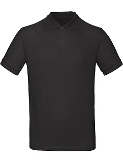 B&C Inspire Polo /men_° Pánské piqué polo z bio bavlny 01.0430 black