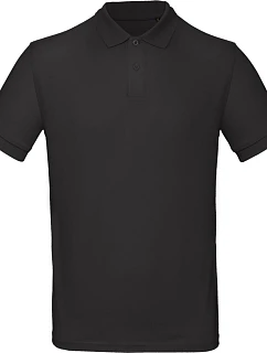 B&C Inspire Polo /men_° Pánské piqué polo z bio bavlny 01.0430 black